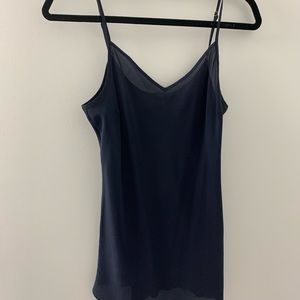 J. Crew navy silk camisole size small